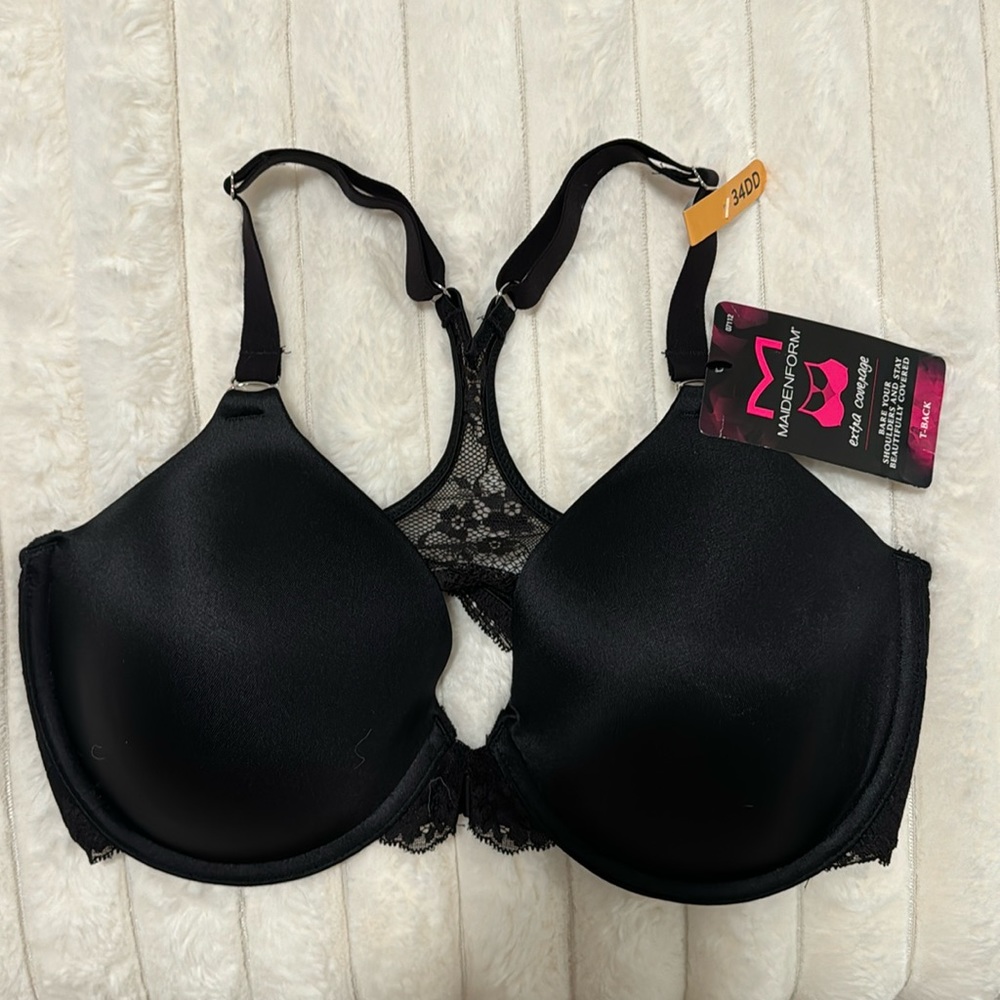 BLACK MAIDEN FORM BRA 34DD
**BRAND NEW WITH TAGS ATTACHED**